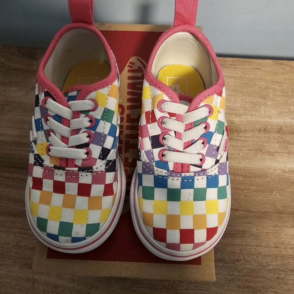 Multicolor Van's kids 6c brand new